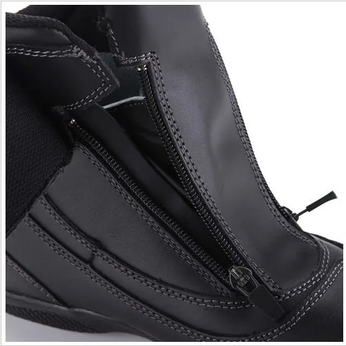 Real à Prova Engrenagem de Segurança Botas de Rua Arcx Couro Dwaterproof Água Escalada Caminhadas Botas Motocicleta Corrida Chopper Touring Equitação Sapatos 10 riding shoes
