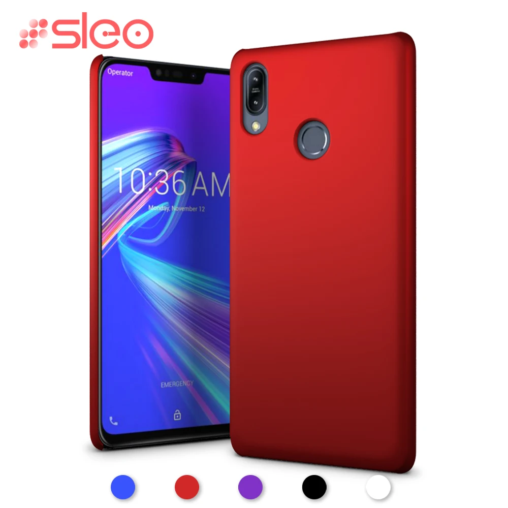 

SLEO For Asus Zenfone Max Pro M2 ZB631KL Case Hard Plastic Back Cover Case for Asus Zenfone Max M2 ZB633KL ZB631KL Phone Cover