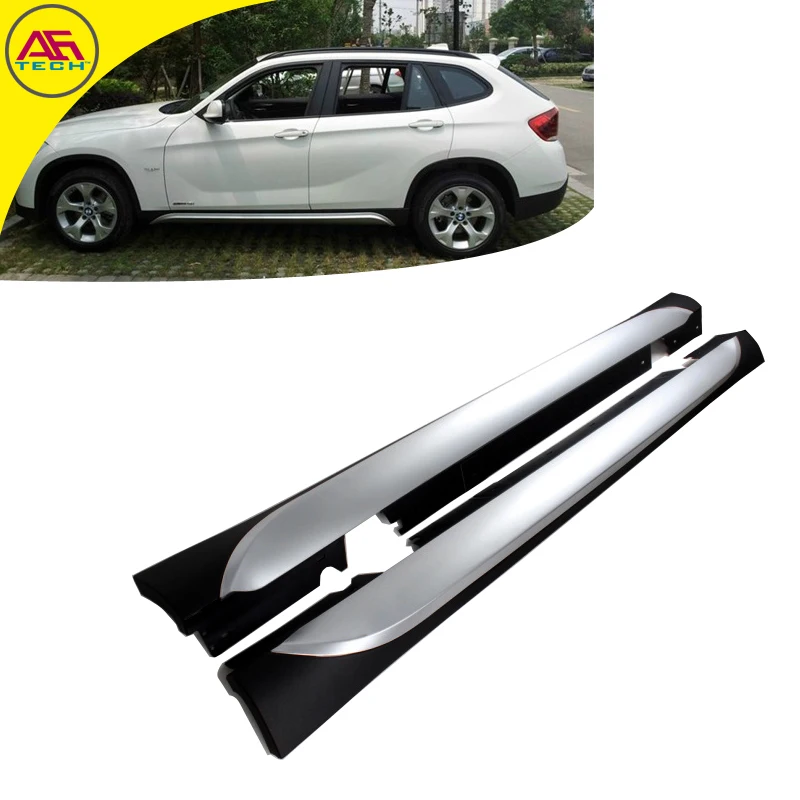PP painted X1 side skirts auto side sills car side body cover for BMW