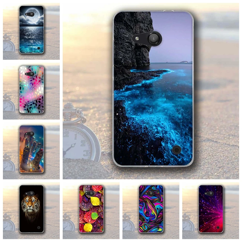 Силиконовый чехол для Nokia Lumia 550 мягкий ТПУ телефона Microsoft N550|tpu case|cover for microsoftcase nokia