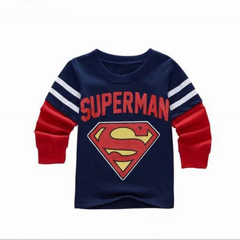 SAILEROAD 2-7T Spring Autumn Children Kids Boys Long Sleeve T Shirt Cartoon Children's Clothing Girls T-Shirts Boys Wear Clothes 1