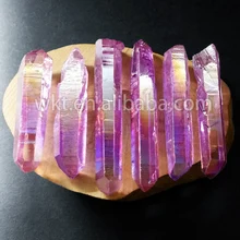 WT-G067 Wholesale charm aura crystal purple spirit stone for jewelry making blink purple beautiful color natural stone