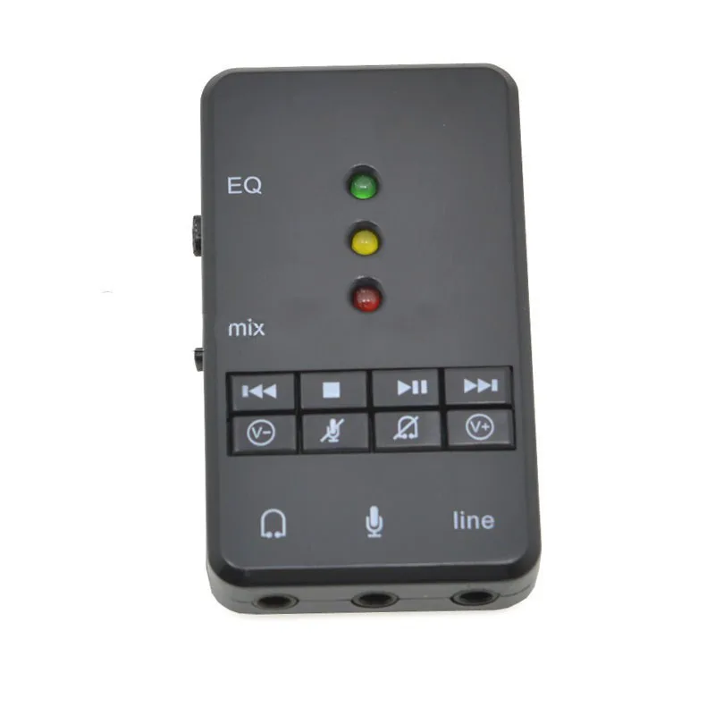 Высококачественная 3D USB звуковая карта EQ Xear 7 1 каналов внешняя для Windows Vista/XP/7/8/Mac