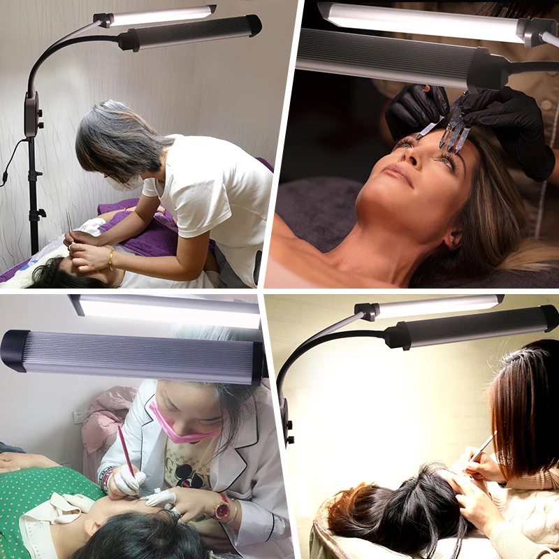  GSKAIWEN 40W LED Photographic Light Dimmable 3000-6000K Makeup Beauty Light Eyebrow Tattoo Lamp Stu - 32999706078