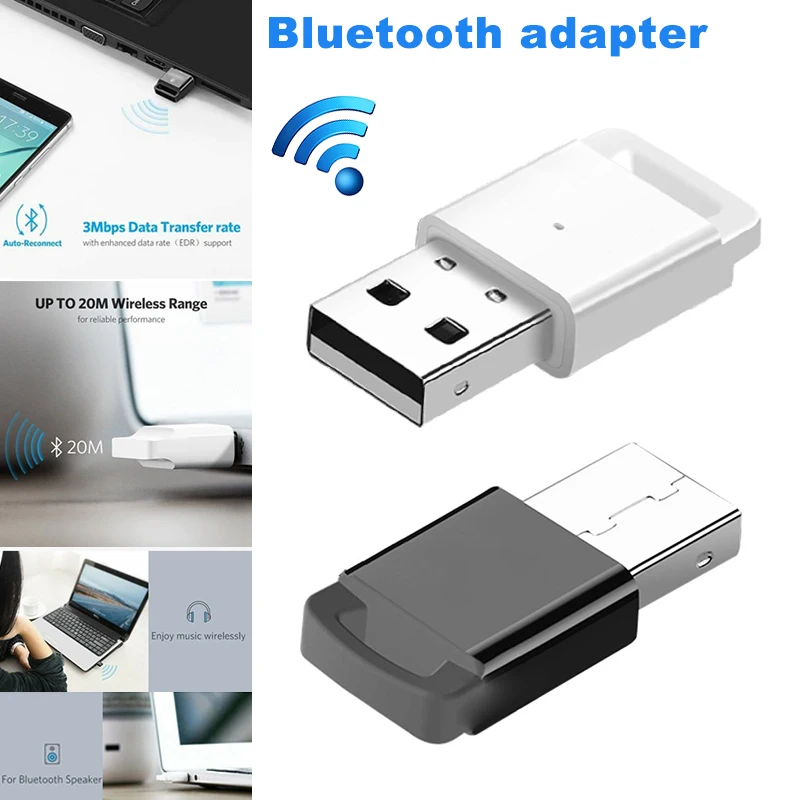 1 шт. USB Bluetooth адаптер 4 0 ключ Музыкальный радиоприемник передатчик для