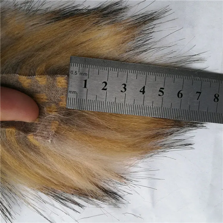 Искусственный длинный мех меховая ткань новые с мехом енота волосы высокая имитация скорпиона мех лисы мыши