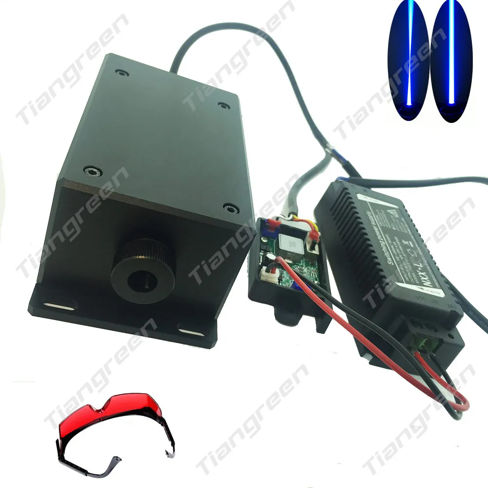 US $449.99 17w High Power Diode Focus Blue Module 450nm TTL Driver For Cnc Laser Engraver Metal 17000mw