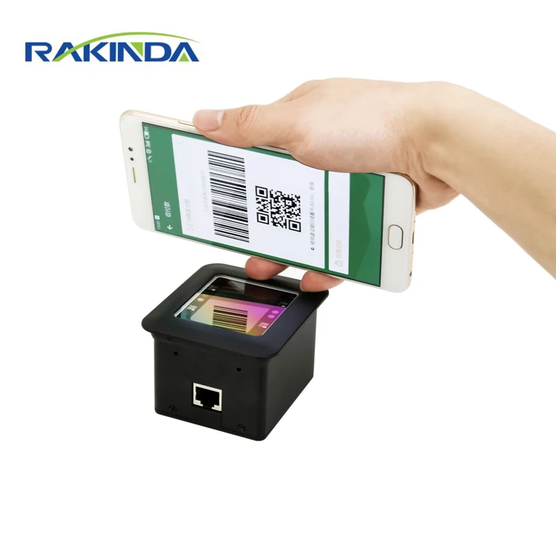 Новое поступление RAKINDA RD4500R USB RS232 2D фиксированное Крепление QR сканер штрих-кода модуль для киоска или турникета мобильный платеж