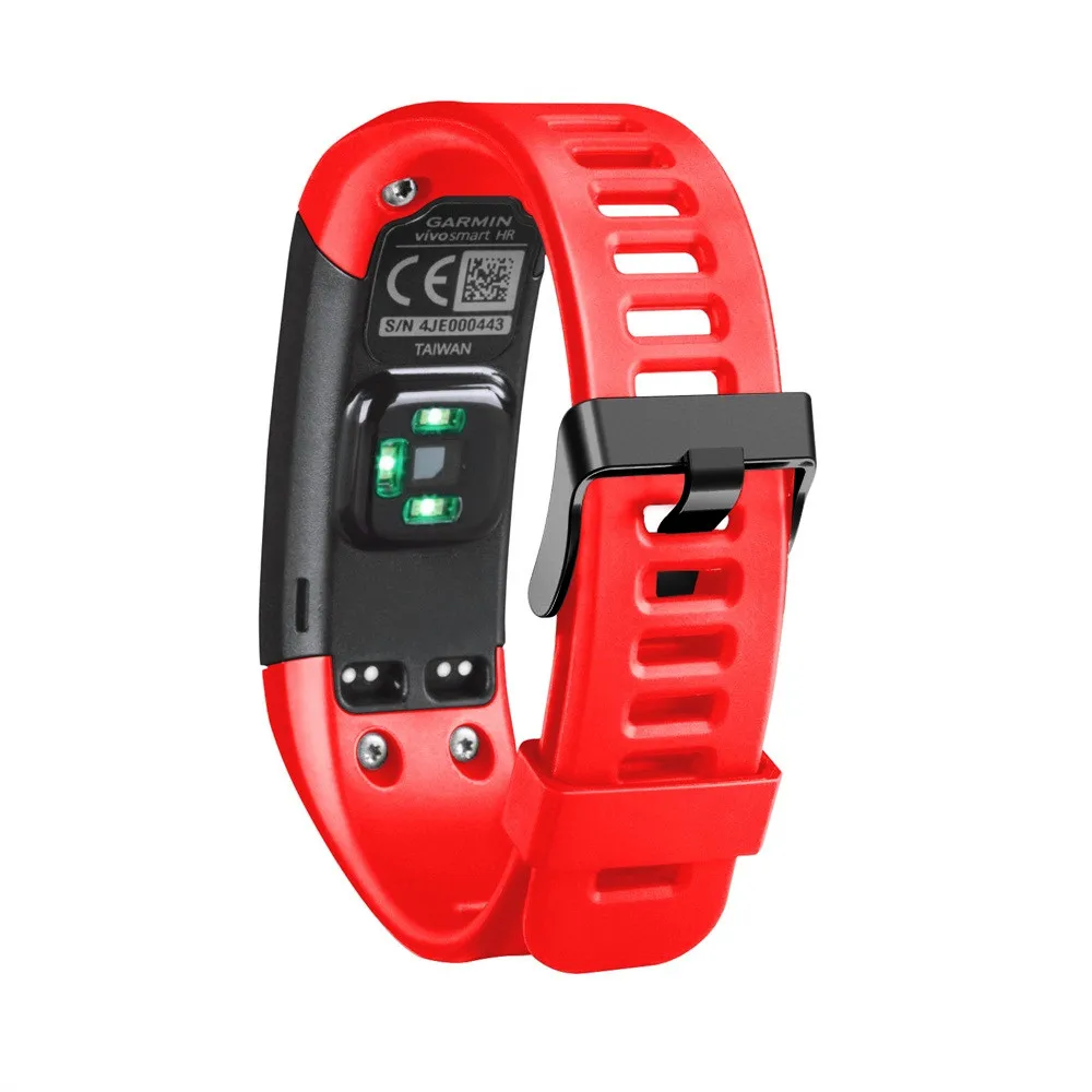 Новый Сменный мягкий силиконовый браслет для Garmin Vivosmart HR 6A23 Прямая