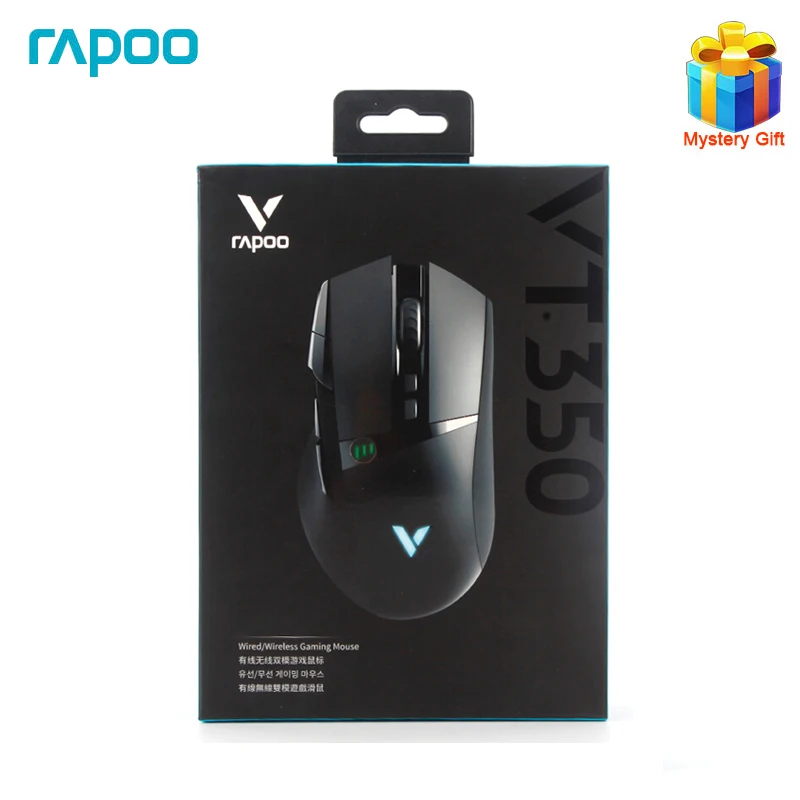  Rapoo VT350 Original E-sports Gaming Mouse 2.4G Wireless Mouse with 5000DPI 11 Buttons for Mouse Ga