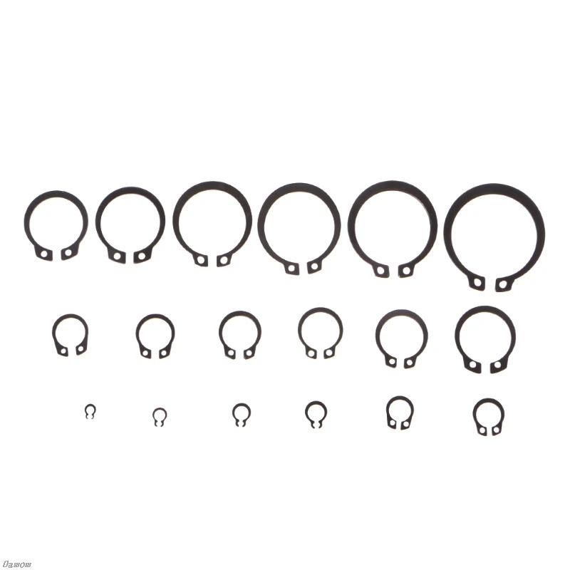 

300 PCS Circlip Set External Retaining Cir Clip Circlips Snap Ring Assortment Damom