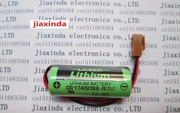 Jiaxinda A02B-0200-K102 A02B-0200 литиевая батарея CR17450SE-R CR17450SE CR17450 3 V литий-ионная аккумуляторная батарея batterIse штепсельной вилки