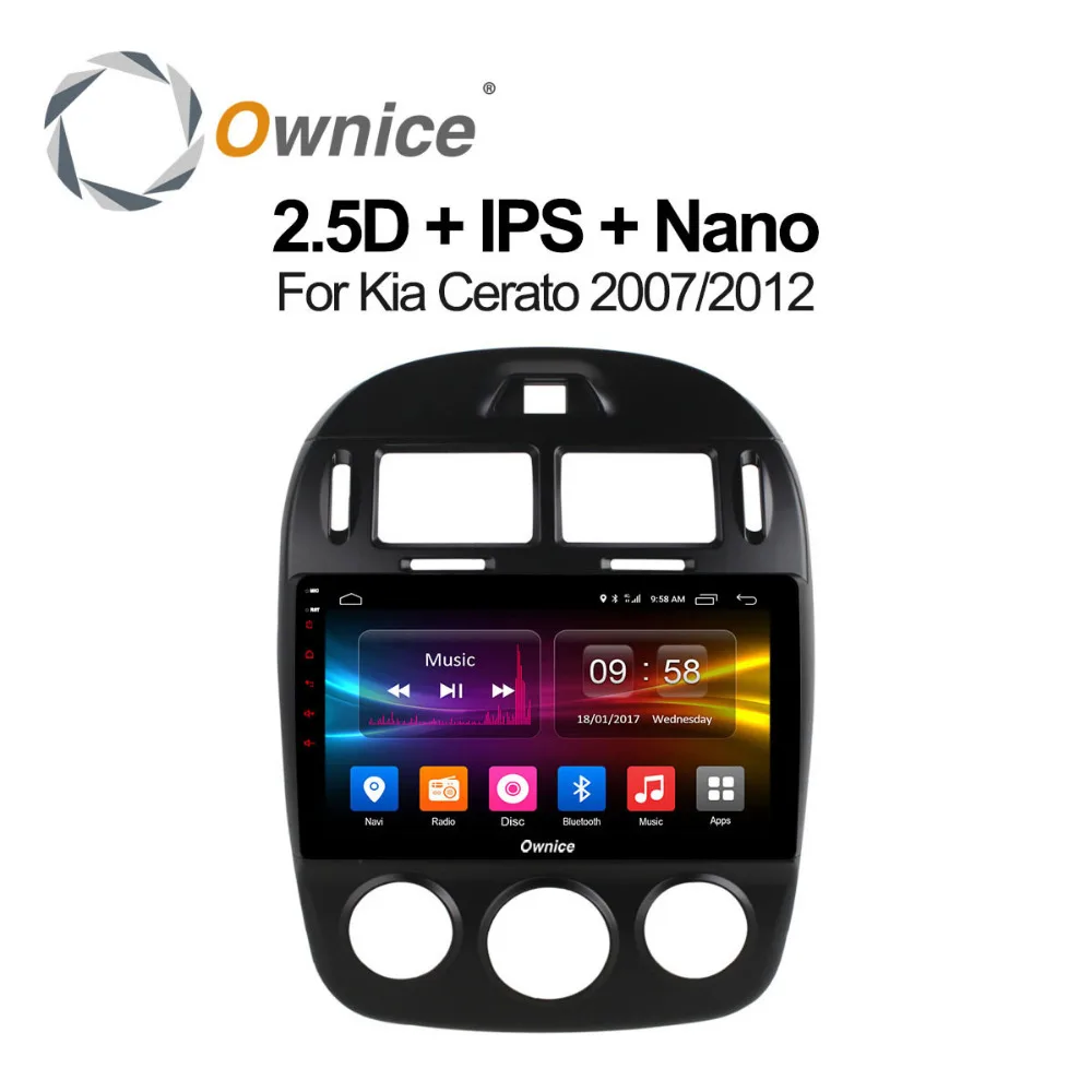 Discount IPS Android 8.1 2GB RAM 4G LTE CAR multimedia DVD Player GPS Map camera TPMS Bluetooth RDS Radio Wifi for Kia Cerato 2007-2012 0