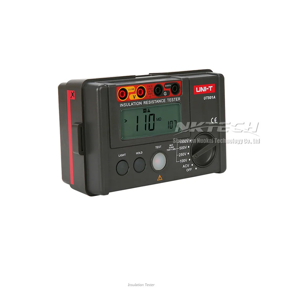 UNI T UT501A 1000 В Мегаомметр тестер сопротивления заземления изоляции 5gohm Megohmmeter