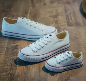 

Kids Shoes for Girl Children Canvas Shoes Boys Sneakers New Spring Autumn Girls Shoes White Short Solid Fashion Children Shoes