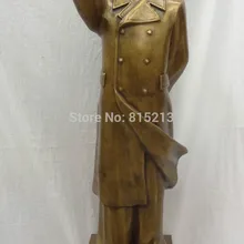 Bi00754 4" Китай Бронза Резные Мао Великий лидер Мао Цзэдун махнув рукой статуя