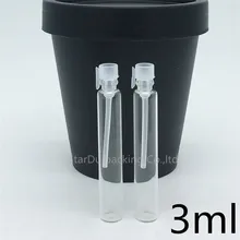 3 мл Малый Стекло флакон духов, 3CC мини-тестер Стекло парфюмерные флаконы 50 шт./лот