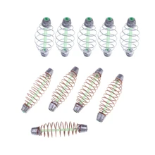 10 шт. пружина катушки встроенные методы приманки рыболовные кормушки приспособление для забрасывания наживки пружина встроенные методы приманки s терминал снасти