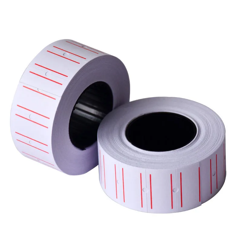 5 Roll Self Adhesive Price Label Sticker Labels Tag Single Row for Labeller Grocery Supermarket Office Simple mark|Канцелярские