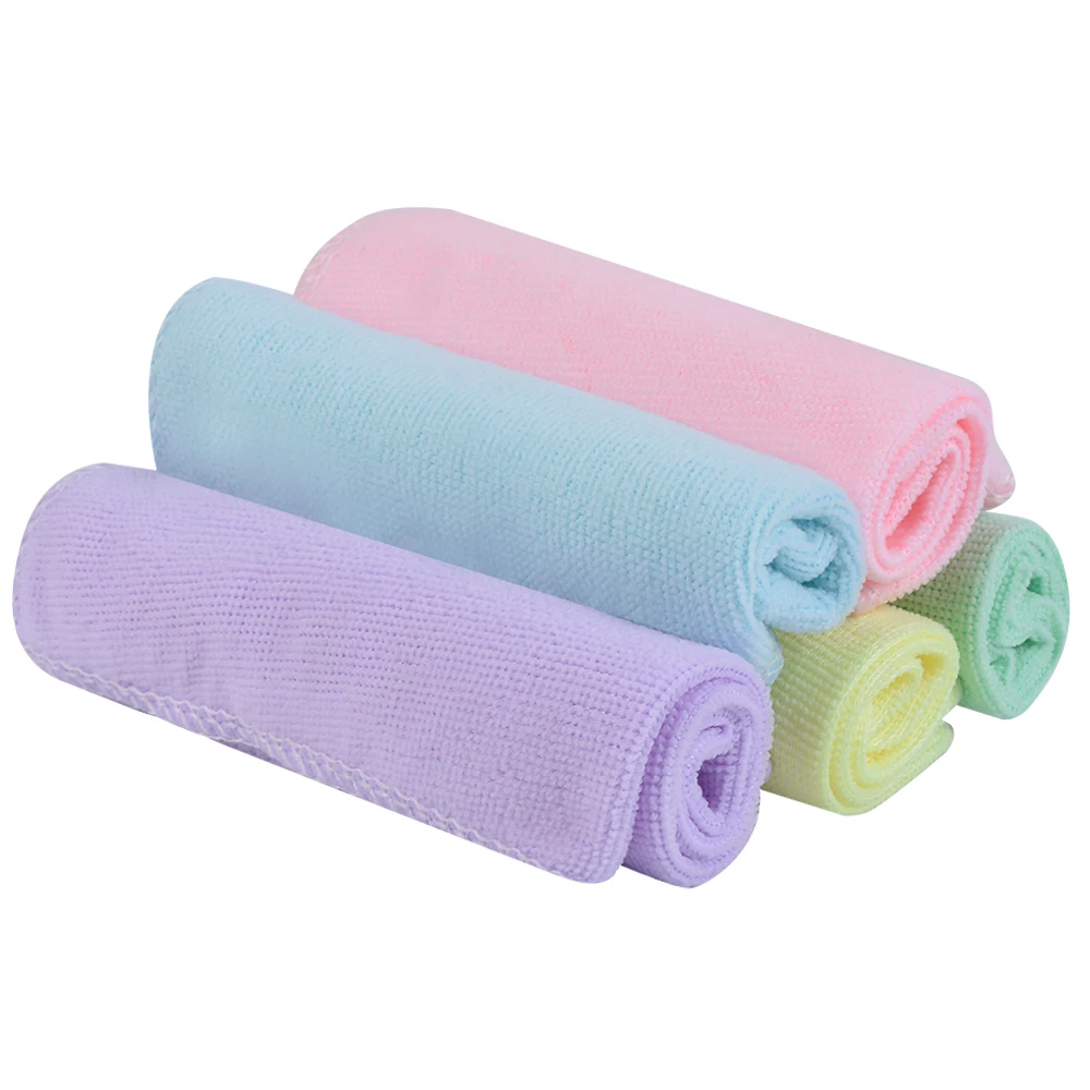 Urijk 1pc Plush Microfiber Washing Drying Towel Fiber Cleaning Towels Car Wash Towels Strong Thick Plush Polyester