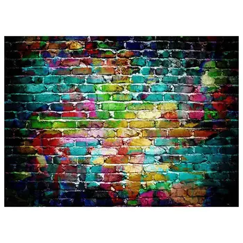 

7x5FT Graffiti Brick Wall Photo Backdrop Photography Background Studio Props