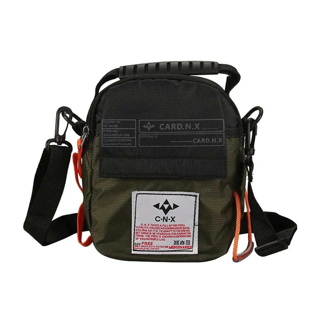 MenS And WomenS Couples Students Messenger Bags Sports And Leisure Multi Type Zipper Chest Bag,F