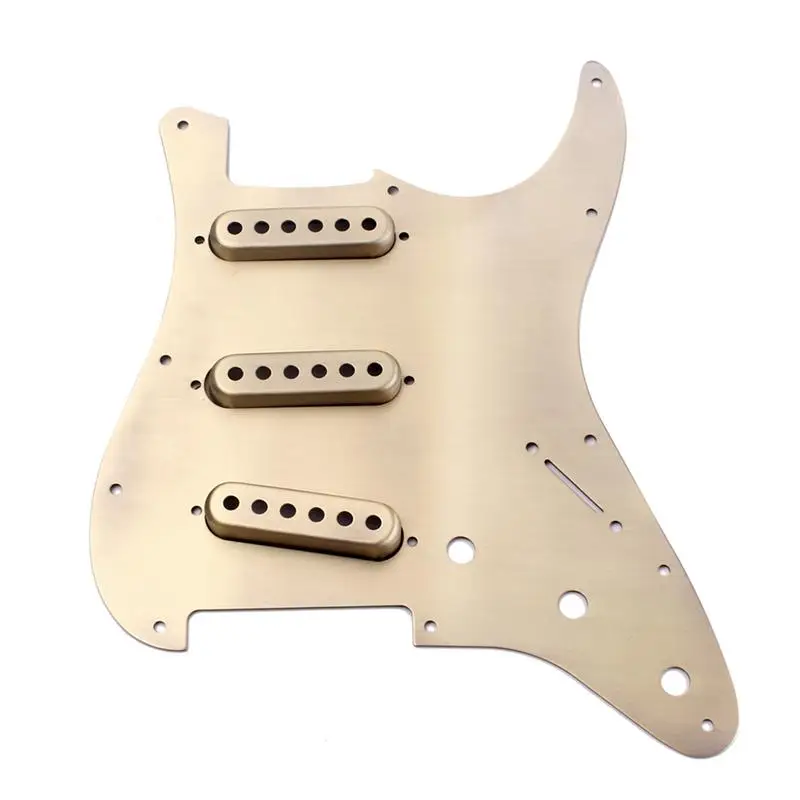 Гитара Pickguard с крышкой звукоснимателя загружен Prewired Electric 3 одна катушка для Fender