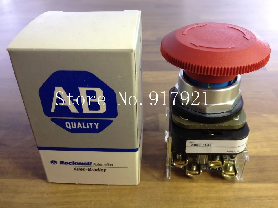 

[ZOB] The original American A-B Rockwell 800T-FXT high power 15A mushroom self-locking button stop knob