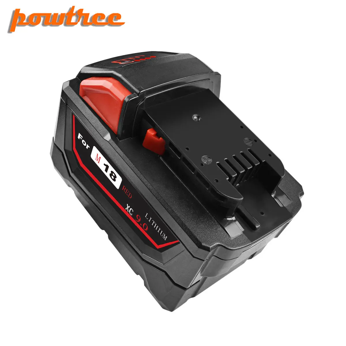 Billig Powtree 9.0Ah Li Ion Werkzeug Akku für Milwaukee M18 48 11 1815 48 11 1850 Repalcement M18 batterie 2646 20 2642 21CT L3