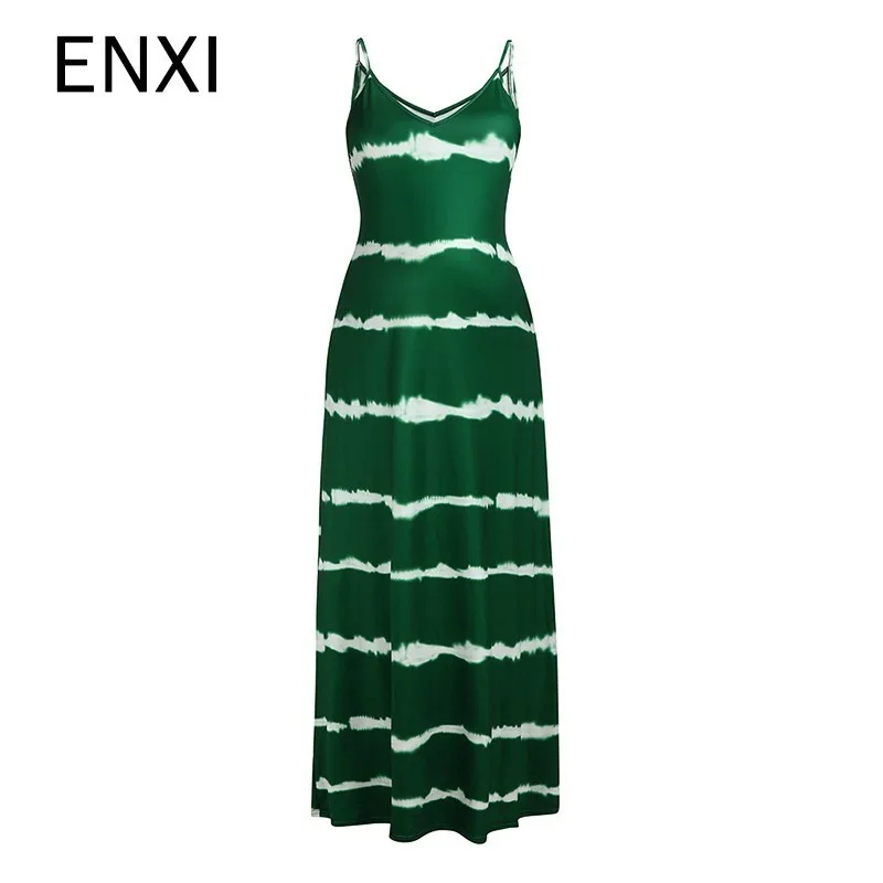 

Sleeveless Lady Pregnancy Dress Evening Maternity Dresses For Pregnant Women Clothes Striped Slip Dress Gravidas Clothing