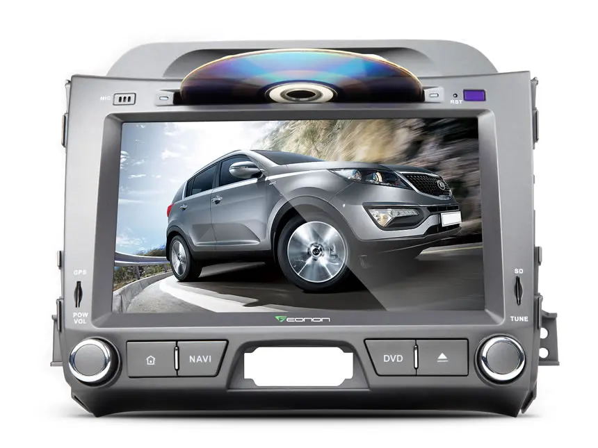 Perfect 8" Quad Core Android 7.1 OS Car DVD for Kia Sportage III 2010-2012 with 2GB RAM 16GB ROM & Split Screen Multi-tasking Support 3