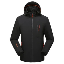 Для мужчин плюс Размеры 4XL 5XL 6XL 7XL 8XL флисовая куртка Водонепроницаемый ветровка-худи Пеший Туризм Куртка для альпинизма, трекинга куртки
