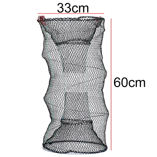 1 шт., складная Рыболовная Ловушка, литая, удерживающая сеть, краб, раки, Лобстер, ловушка, ловушка, рыболовная сеть, угорь, креветка, живая приманка, лидер продаж