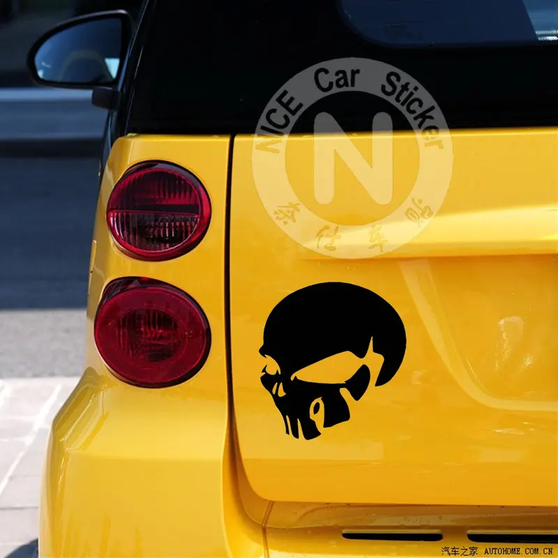 

Car Stickers Skull Ghost Rider Devil Creative Decals For Tail Window Waterproof Auto Tuning Styling 16*15cm D16