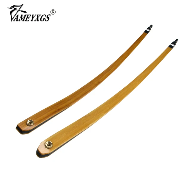  US $69.79 23inch Archery 55lbs Recurve Limbs Longbow Hunting Right Hand Limbs Wood Shooting 