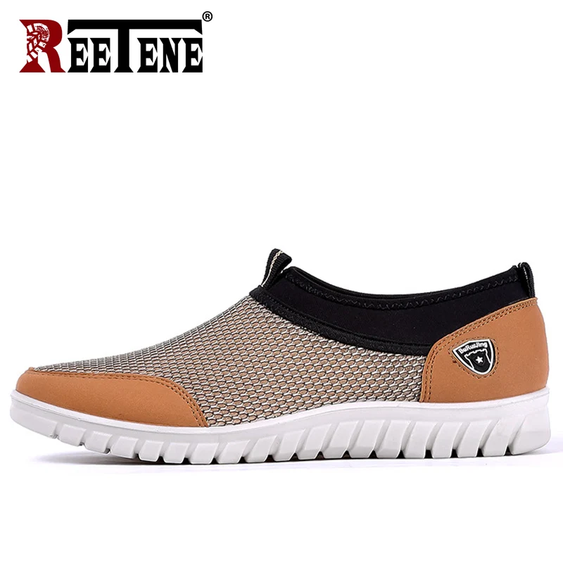 REETENE 2019 الصيف شبكة حذاء رياضة ل حذاء رجالي تنفس الرجال حذاء كاجوال الانزلاق على الذكور أحذية المتسكعون عارضة المشي 38 -48 REETENE 2019 الصيف شبكة حذاء رياضة ل حذاء رجالي تنفس الرجال حذاء كاجوال الانزلاق على الذكور أحذية المتسكعون عارضة المشي 38 -48