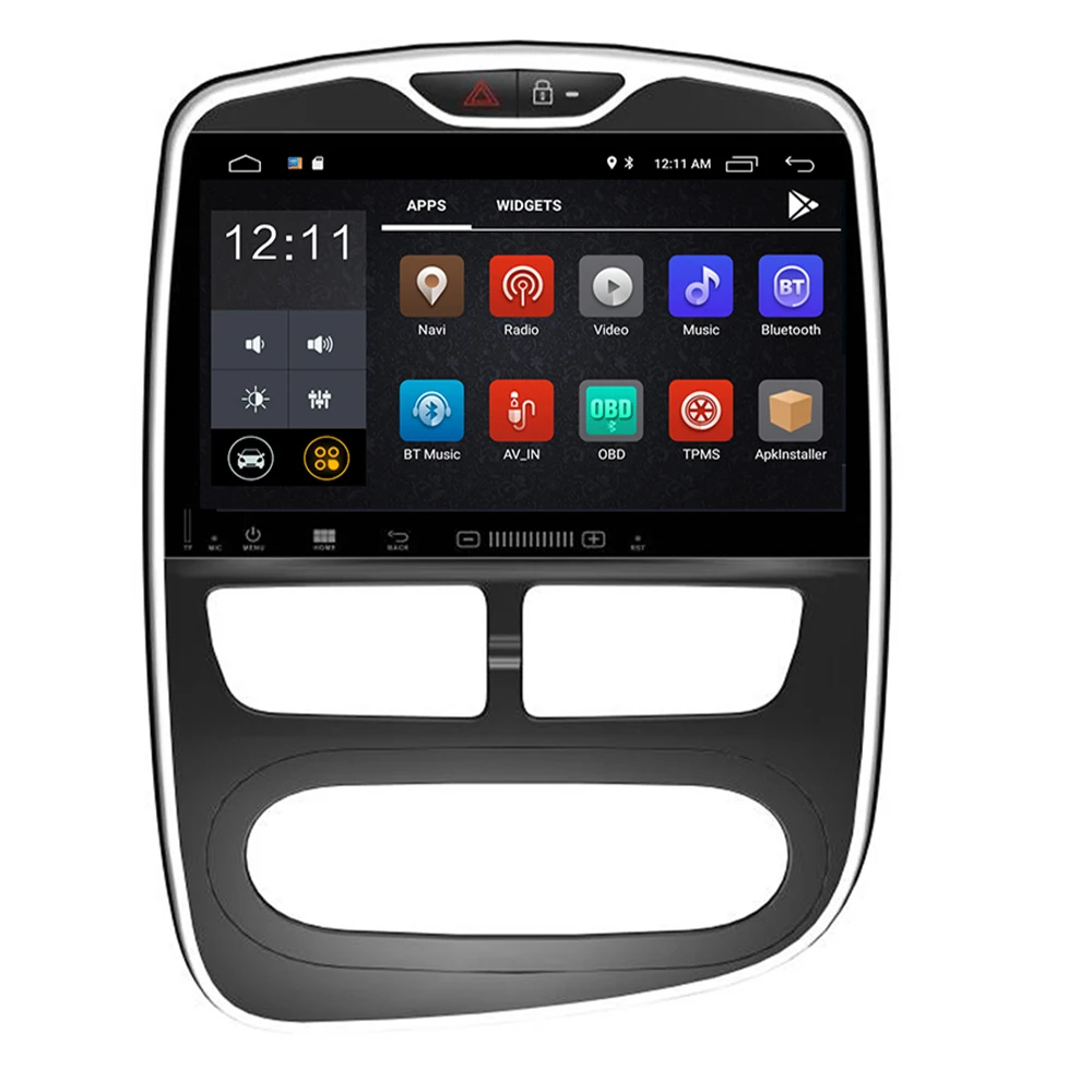 

Android 9.0 4+32GB IPS Screen Radio No DVD Player Car GPS Navigation For Renault Clio 2013 - 2019 Free Map And Camera