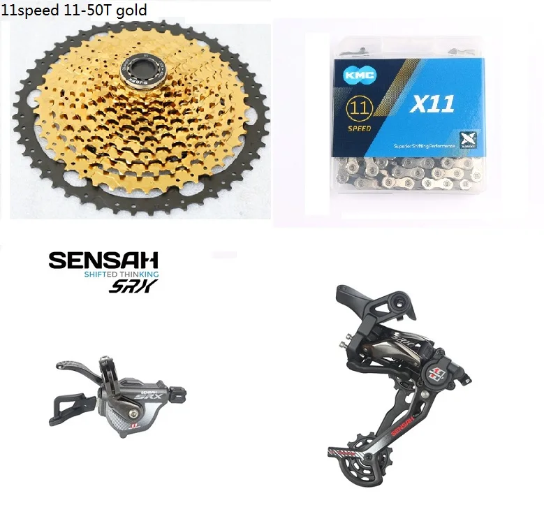 SENSAH XT 1x11 speed Group 4 с 11-50 горным велосипедом лучший 11 скоростной передний переключатель/коробка передач/Шестерня/цепь 11 скоростей для SRAM