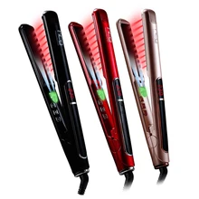 HTG Professional Hair iron with lONIC Generator + Infrared Hair Straightener Straightening iron ceramic iron Hair +lcd HT087