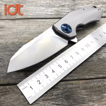 

LDT 0456 Folding Knife CTS 204P Blade TC4 Titanium Handle Military Hunting Knives Survivval Camping Pocket Outdoor Knife Tool