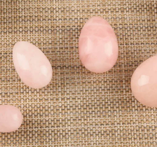1 шт непросверленный натуральный розовый кварц иони яйцо нефрит яйцо хрустальный шар тазового Кегеля Упражнение вагинальная подтяжка Сфера