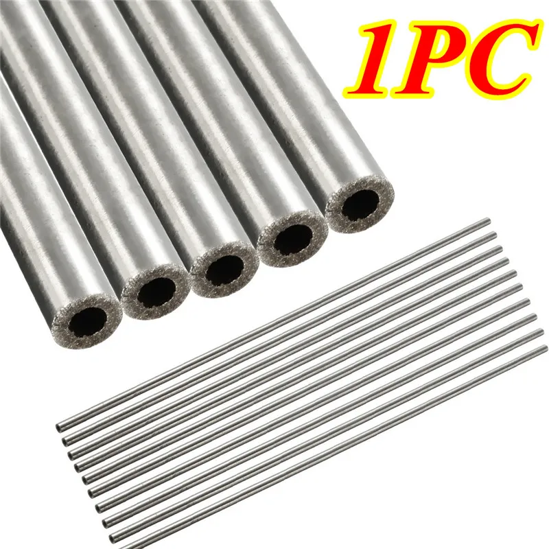 304 Stainless Steel Capillary Tube OD 4mm x 3mm ID Length 250mm Metal Tool $TCA
