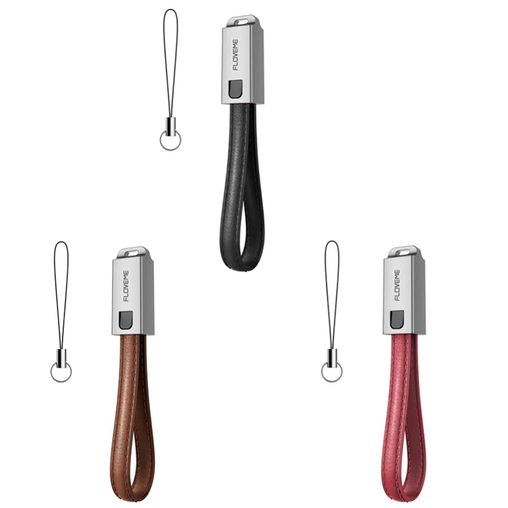 

USB Keychain Portable Charger Charge Fast Cable for iPhone 6 S 6S 7 8 Plus X 10 XR XS MAX 5 5S SE Phone Accessory Wire Cord