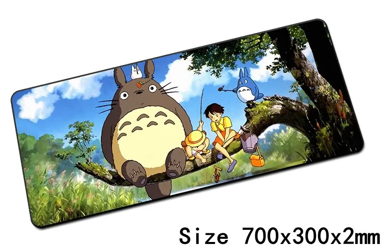 Totoro коврики для мыши 70x30 см Коврик для мыши notbook компьютерный коврик для мыши лучший игровой коврик для мыши геймер для клавиатуры коврик для мыши для ноутбука - Цвет: Size 700x300x2mm