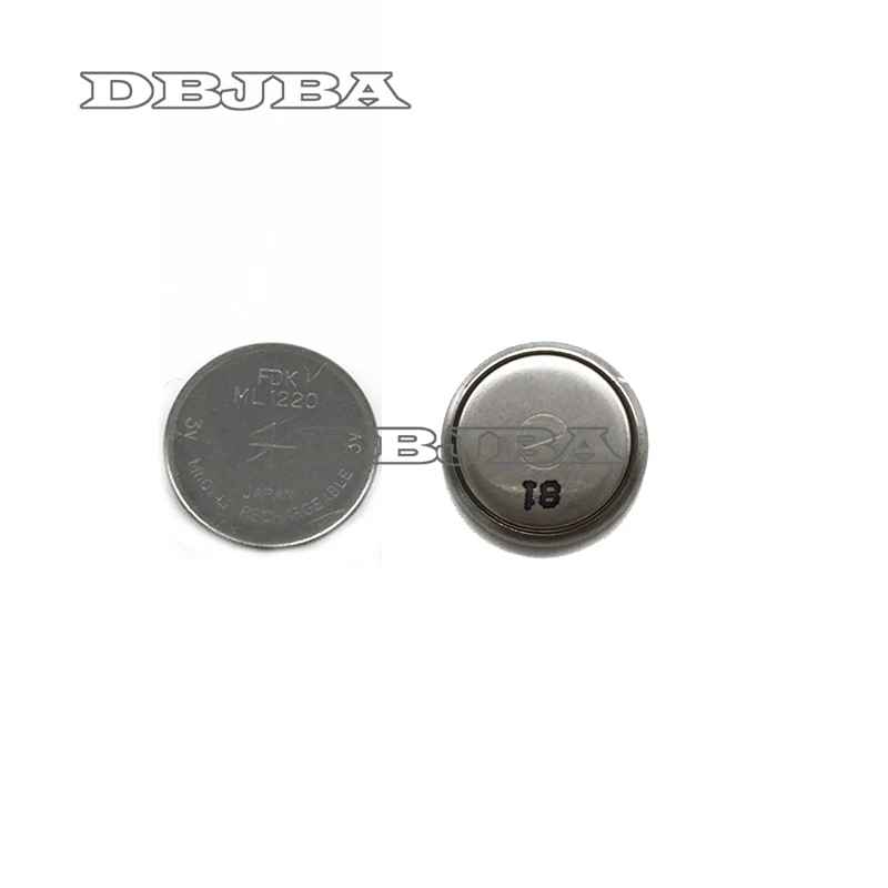 Новые 10 шт./лот FDK ML1220 голые 18 мАч 12x2 0 мм 3 в CMOS аккумуляторные батарейки |