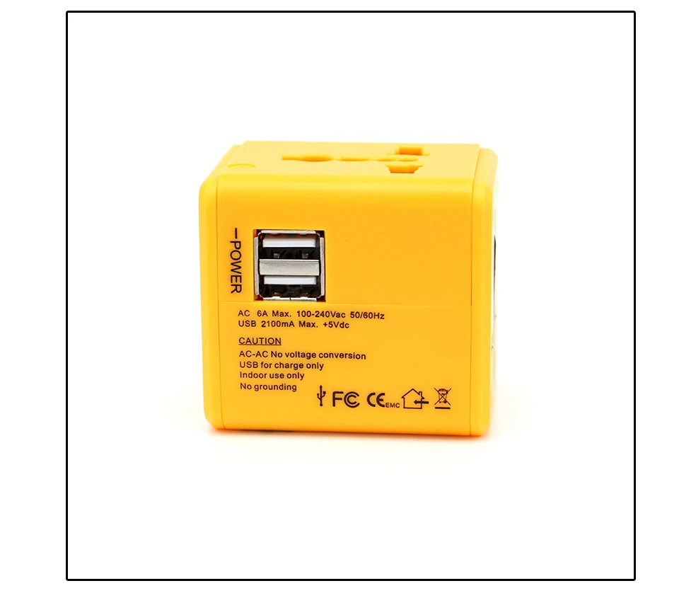 Pretty Electronic Universal Travel Adapter  Electric Plugs Sockets Converter USAUUKEUCN Dual USB Charging Electrical Power  (15)