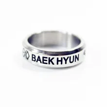 BAEKHYUN EXO-K XOXO Fashion модные кольца, титановые, стальные moda anillo anel аксессуары оптом JZ19