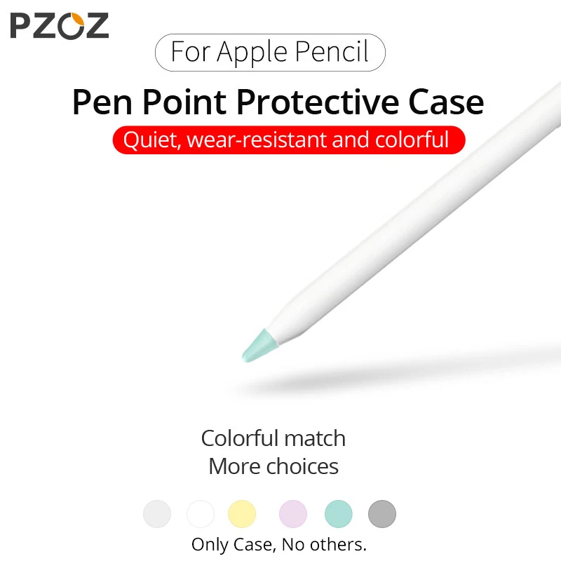 

PZOZ Protective Case For Apple Pencil 1 2st Pen Point Stylus Penpoint Cover Silicone Protector Case For Apple Pencil2 Ipencil
