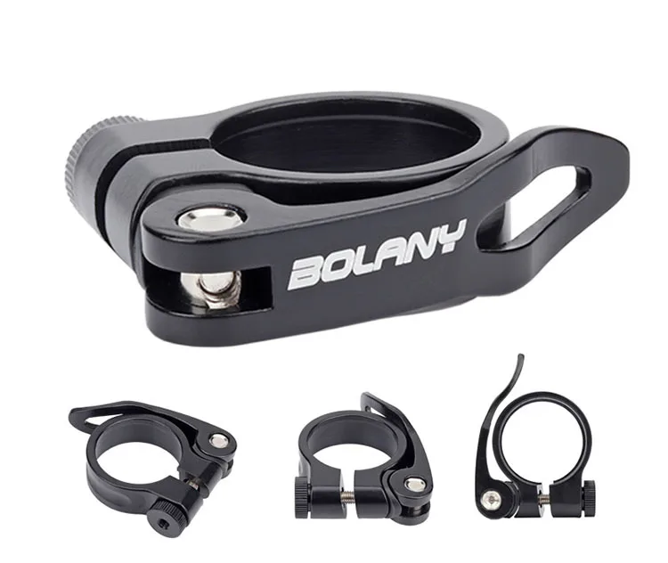 

BOLANY Ultralight Quick Release Seatpost Clamp 31.8/34.9mm Al Alloy Seatpost Clamp MTB Mountain Road Bike Seat Tube Clamp