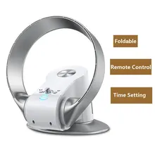 Многофункциональный intellegenent Bladeless Mute Fan кондиционер охлаждающий вентилятор с пультом дистанционного управления